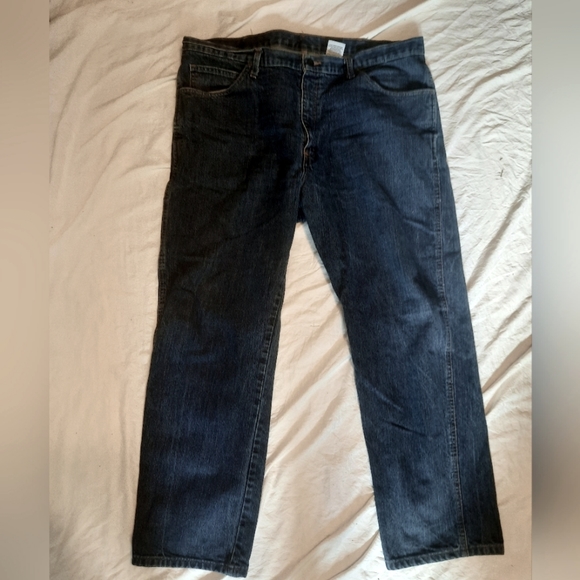 Westex Indigo Crude FR Straight Leg Mens Jeans Size 42x32 Dark Wash H&P Drilling - Picture 1 of 7